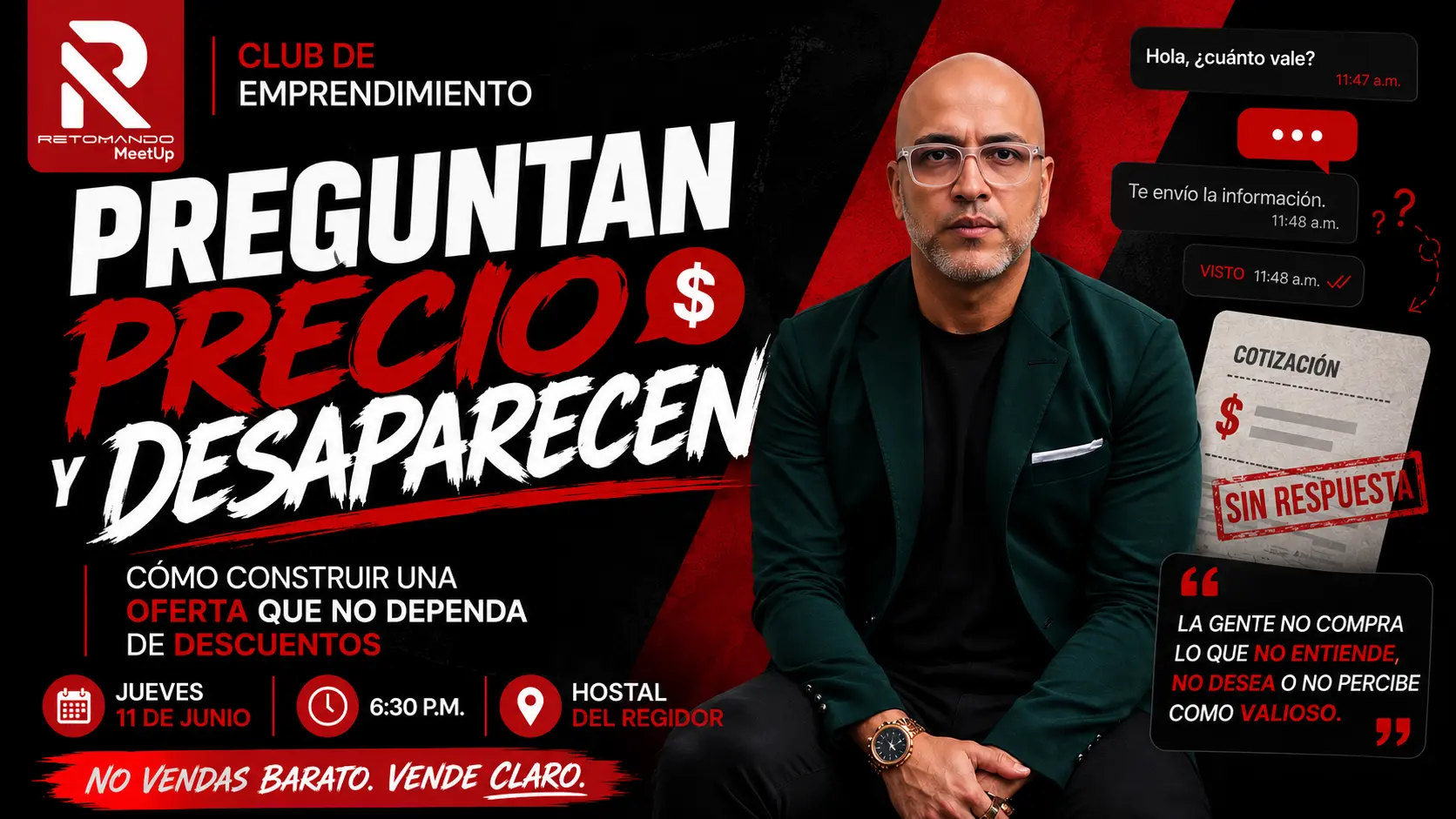 Retomando MeetUp · Club de Emprendimiento · Abril 2026